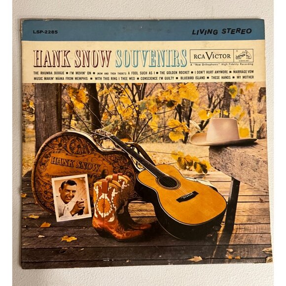 Hank Snow Souvenirs Vinyl LP Album RCA Victor LSP-2285 Country 1961 Pre-Owned - Picture 1 of 4
